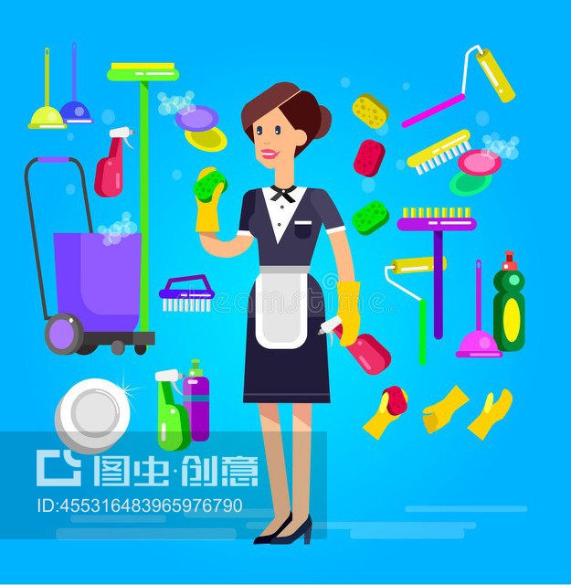 潔凈空間，專業(yè)呈現(xiàn)——您的專屬清潔服務(wù)海報(bào)設(shè)計(jì)解決方案